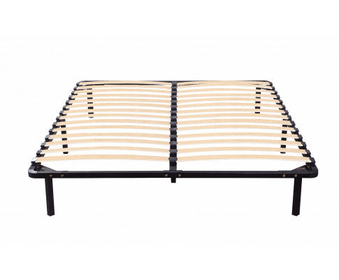 QUEEN DUBLIN METAL BED FRAME - BLACK