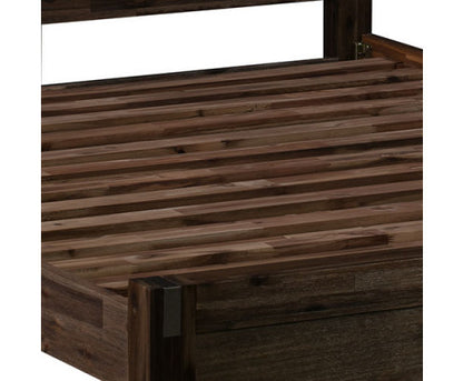 KING JARVAN BED - CHOCOLATE