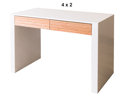 QUINN (AUSSIE MADE) DESK COLLECTION - ASSORTED PAINTED / STAINED COLOURS - STARTING FROM $699