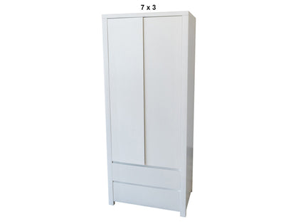 QUINN (AUSSIE MADE) 2 DOOR / 2 DRAWER  WARDROBE COLLECTION - ASSORTED PAINTED COLOURS - STARTING FROM $1499
