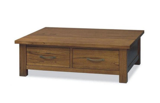 RADIUS (VTO-024) COFFEE TABLE WITH 2 DRAWERS (MODEL 20-15-19-3-1-14-1)  - 1200(W) X 700(D)