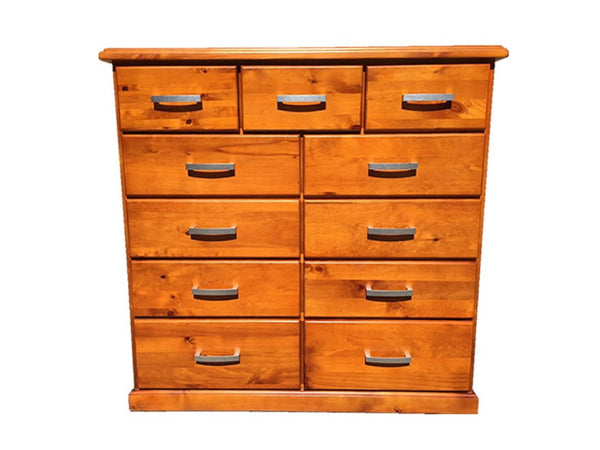 DENVER 11 DEEP DRAWERS TALLBOY - AS PICTURED