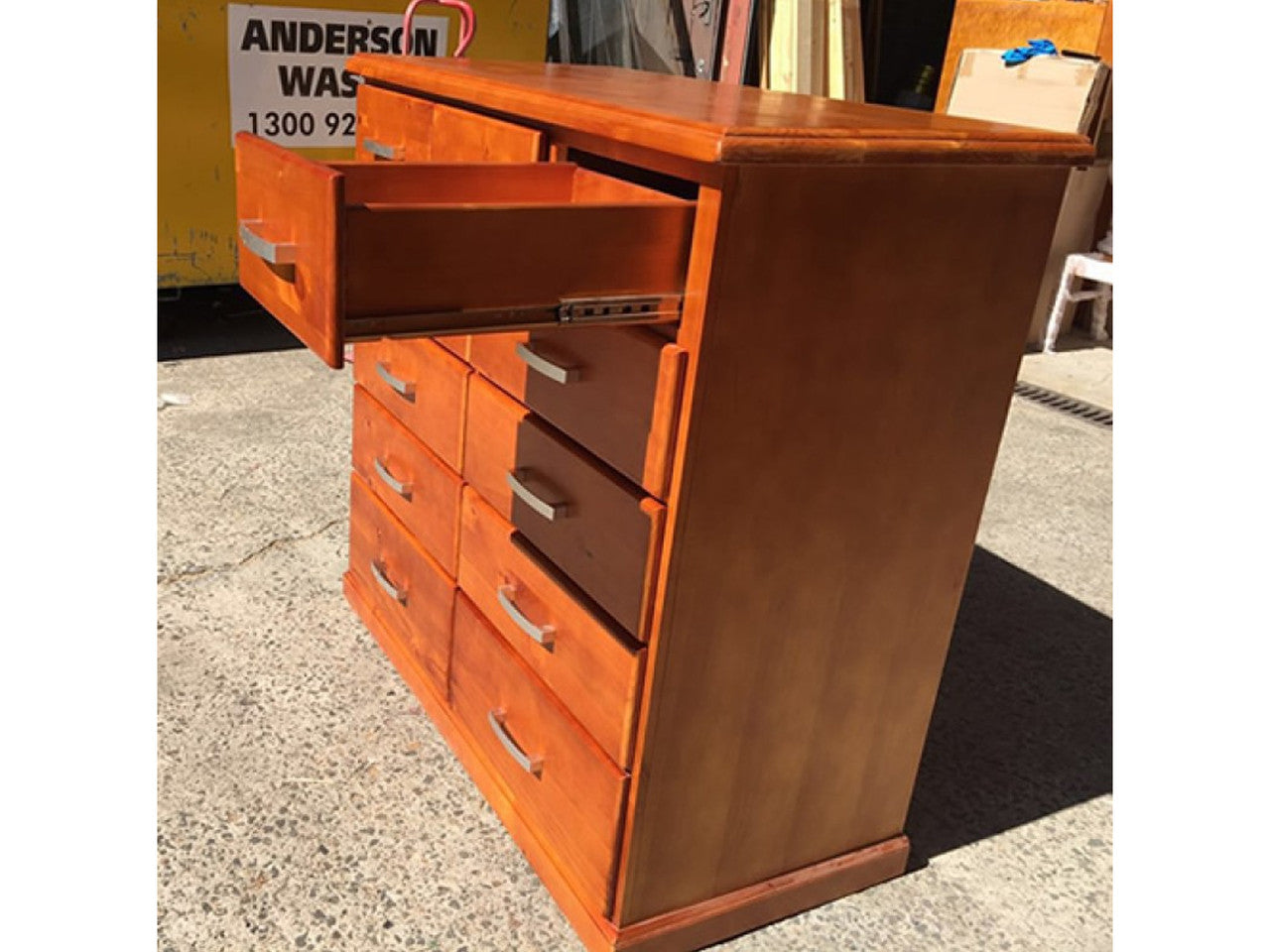DENVER 6 DEEP DRAWERS TALLBOY - AS PICTURED