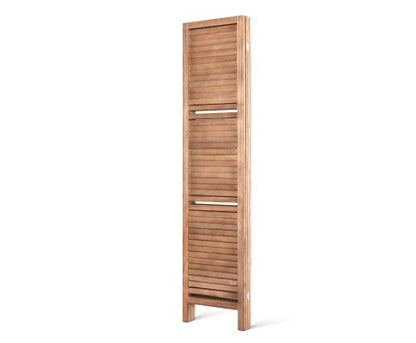 STINROM ROOM DIVIDER PRIVACY SCREEN  FOLDABLE 4  PARTITION STAND -  BROWN