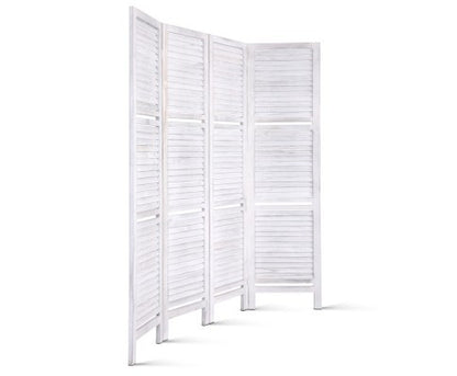 STINROM ROOM DIVIDER PRIVACY SCREEN  FOLDABLE  PARTITION STAND - WHITE