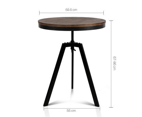 JANYLLE ROUND DINING TABLE - 600(D) - NATURAL