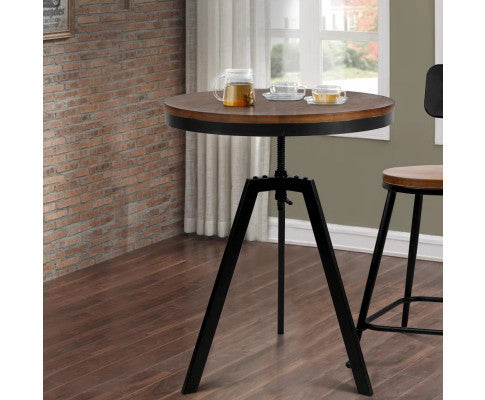 JANYLLE ROUND DINING TABLE - 600(D) - NATURAL