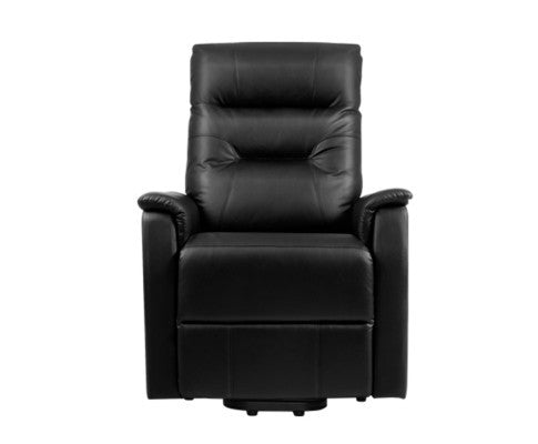 ELSINORE FABRIC ADJUSTABLE RECLINER CHAIR - BLACK