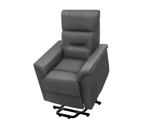 ELSINORE FABRIC ADJUSTABLE RECLINER CHAIR - GREY