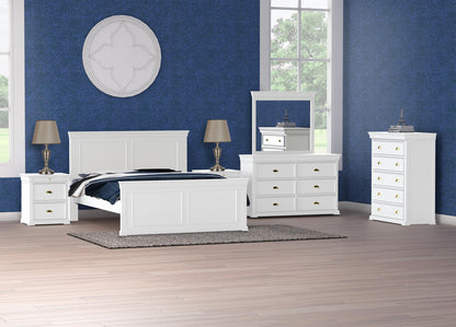KING RIVERVIEW (CUSTOM MADE) 6 PIECE (THE LOT) BEDROOM SUITE - ASSORTED COLOURS