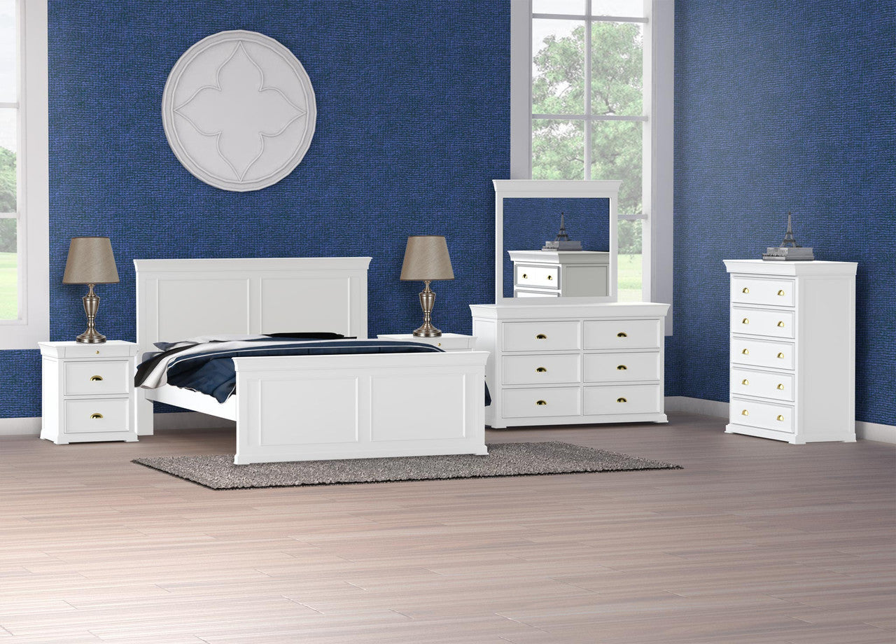 King Riverview (CUSTOM MADE) 4 Piece (TALLBOY) Bedroom Suite - Assorted Colours