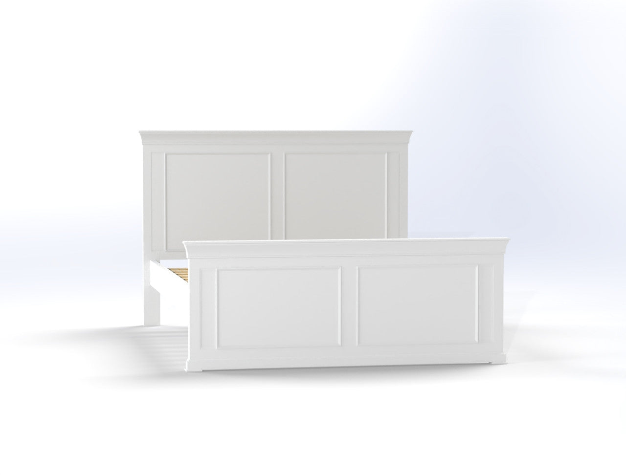 DOUBLE OR QUEEN RIVERVIEW (CUSTOM MADE) 3 PIECE (BEDSIDE) BEDROOM SUITE - ASSORTED COLOURS