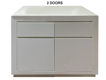 RETRO (AUSSIE MADE) BUFFET WITH FLOATING BASE COLLECTION - ASSORTED PAINTED COLOURS - STARTING FROM $999