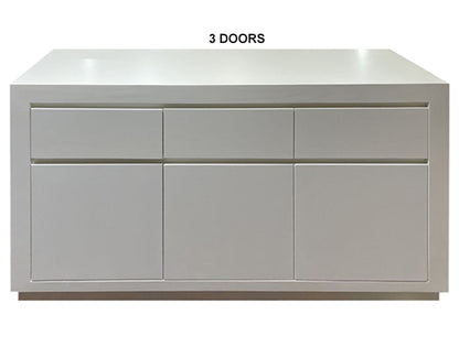 RETRO (AUSSIE MADE) BUFFET WITH FLOATING BASE COLLECTION - ASSORTED PAINTED COLOURS - STARTING FROM $999