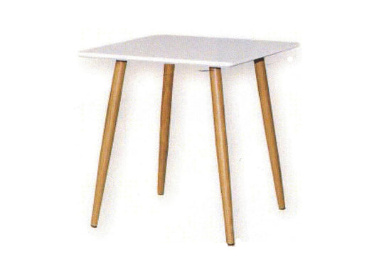RETRO LAMP TABLE 500(W) X 500(D) - MATTE WHITE