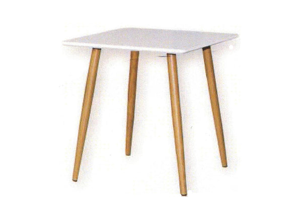RETRO LAMP TABLE 500(W) X 500(D) - MATTE WHITE