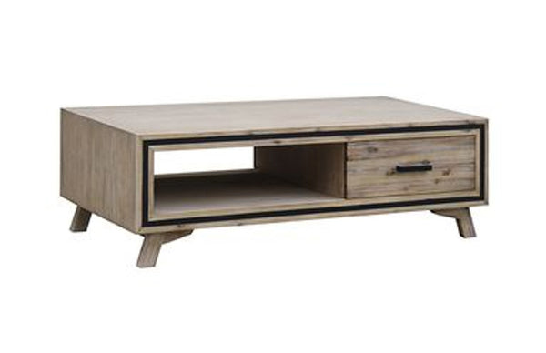RITTENHOUSE COFFEE TABLE - SILVER BRUSH