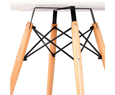 POLARIS ROUND DINING TABLE  900(DIA) - WHITE