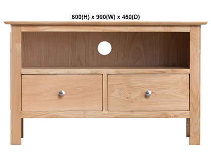 ROBINHOOD (AUSSIE MADE) STANDARD WITH 2 DRAWERS TV UNIT COLLECTION - TASSIE OAK COMBINATION - ASSORTED STAINED COLOURS - STARTING FROM $599