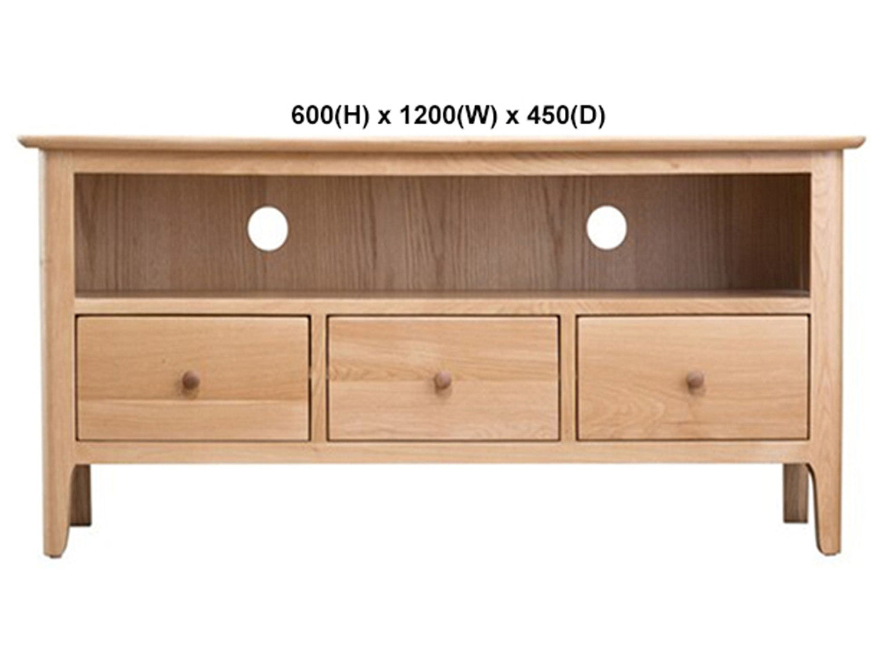 ROBINHOOD (AUSSIE MADE) TV UNIT WITH 3 DRAWERS COLLECTION - TASSIE OAK COMBINATION - ASSORTED STAINED COLOURS - STARTING FROM $1199