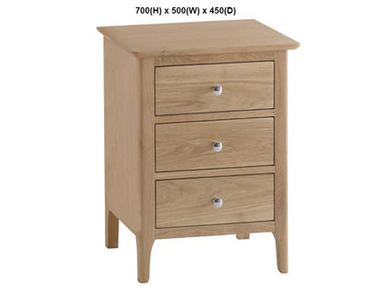 ROBINHOOD (AUSSIE MADE) BEDSIDE TABLE COLLECTION - TASSIE OAK COMBINATION - ASSORTED COLOURS - STARTING FROM $499
