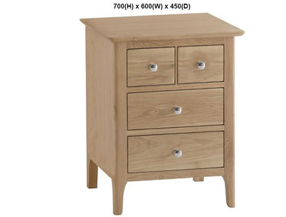 ROBINHOOD (AUSSIE MADE) BEDSIDE TABLE COLLECTION - TASSIE OAK COMBINATION - ASSORTED COLOURS - STARTING FROM $499