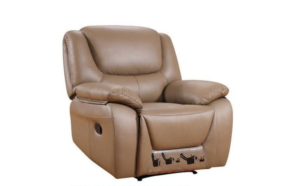 ROMEO LEATHER/ETTE RECLINER CHAIR - LATTE, BLACK, FAWN OR DARK CHOCOLATE