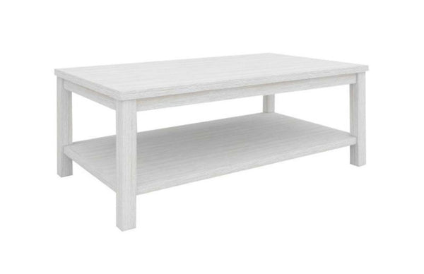 ROSEE COFFEE TABLE (KD) - BRUSHED WHITE