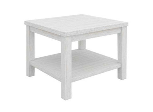 Rosee Lamp Table - Brushed White