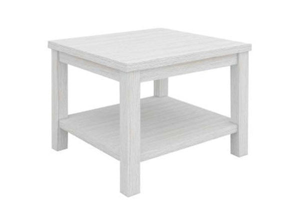 ROSEE LAMP TABLE - BRUSHED WHITE