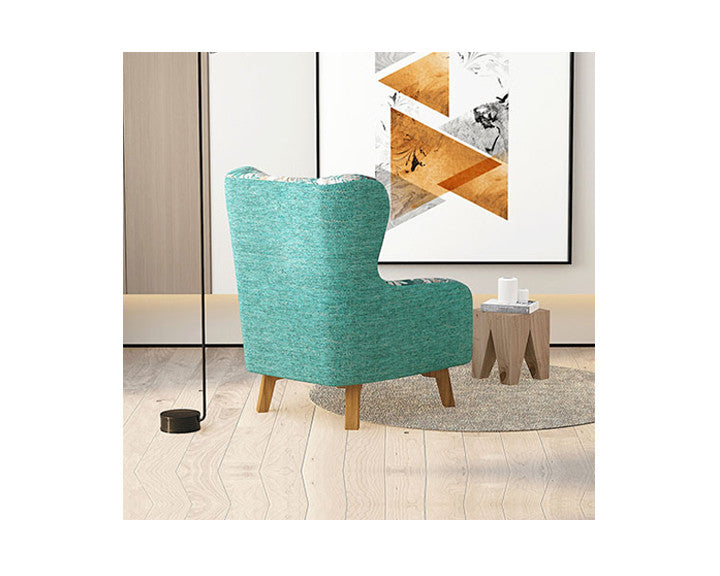 PINKY ARM CHAIR (PRINTING ON SEAT) - GREEN