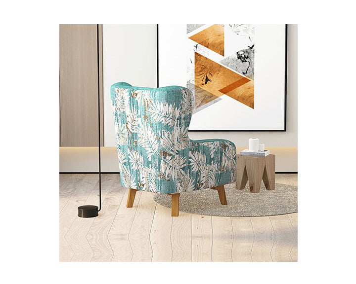 PINKY ARM CHAIR (PRINTING ON BACK) - GREEN