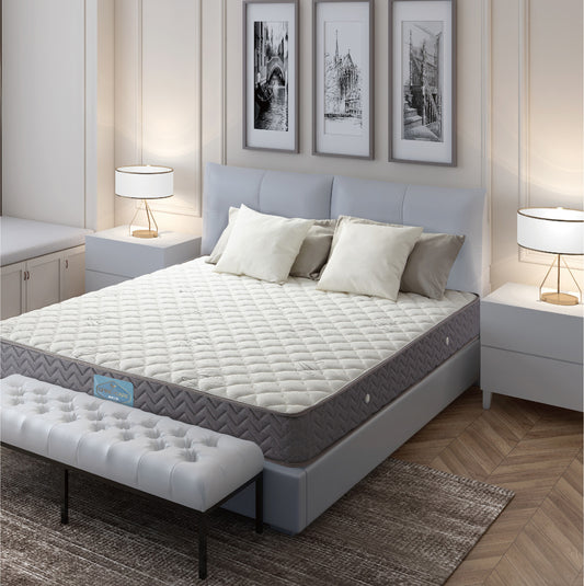 Queen Rest Pedic Bonnell Spring With Natural Latex Ensemble (MATTRESS & BASE) - Super Firm