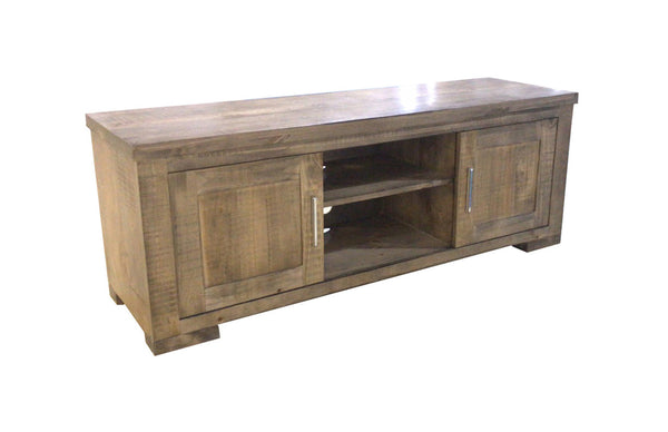 RUSTIC (AUSSIE MADE) 2 SLIDING DOOR TV UNIT (RTTV-2) - 550(H) x 1510(W) - ASSORTED COLOURS