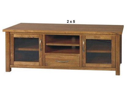 RADIUS (AUSSIE MADE) 2 DOOR ENTERTAINMENT UNIT WITH 1 DRAWER COLLECTION - ASSORTED STAINED COLOURS - STARTING FROM $999
