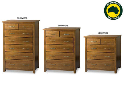 RADIUS (AUSSIE MADE) TALLBOY COLLECTION - ASSORTED STAINED COLOURS - STARTING FROM $999