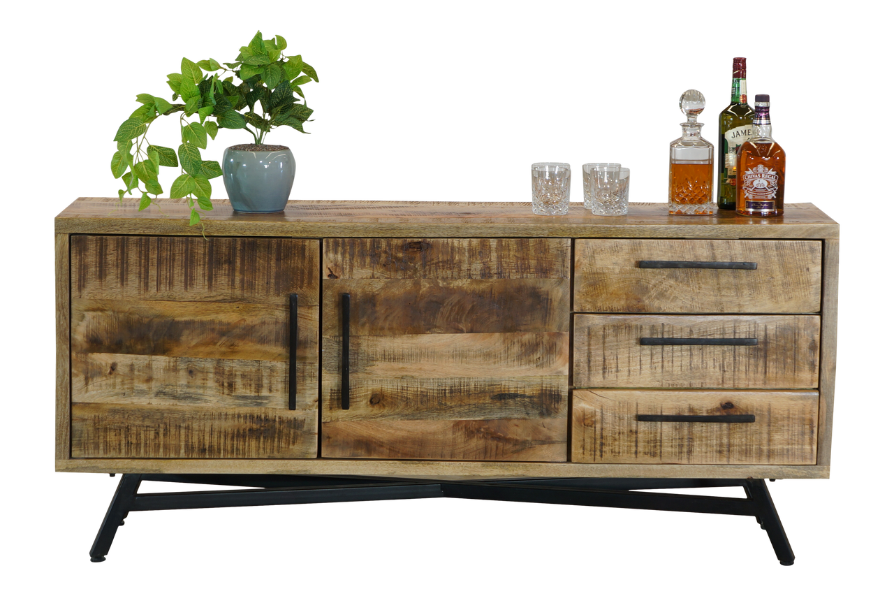 Retro Buffet - 1600(W) X 400(D)- Rustic Mango