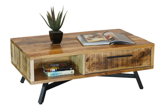 Retro Coffee Table - Rustic Mango
