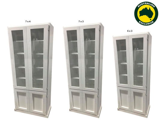 Retro (AUSSIE MADE) 4 Door Solid Timber Library Unit Collection - Assorted Painted Colours
