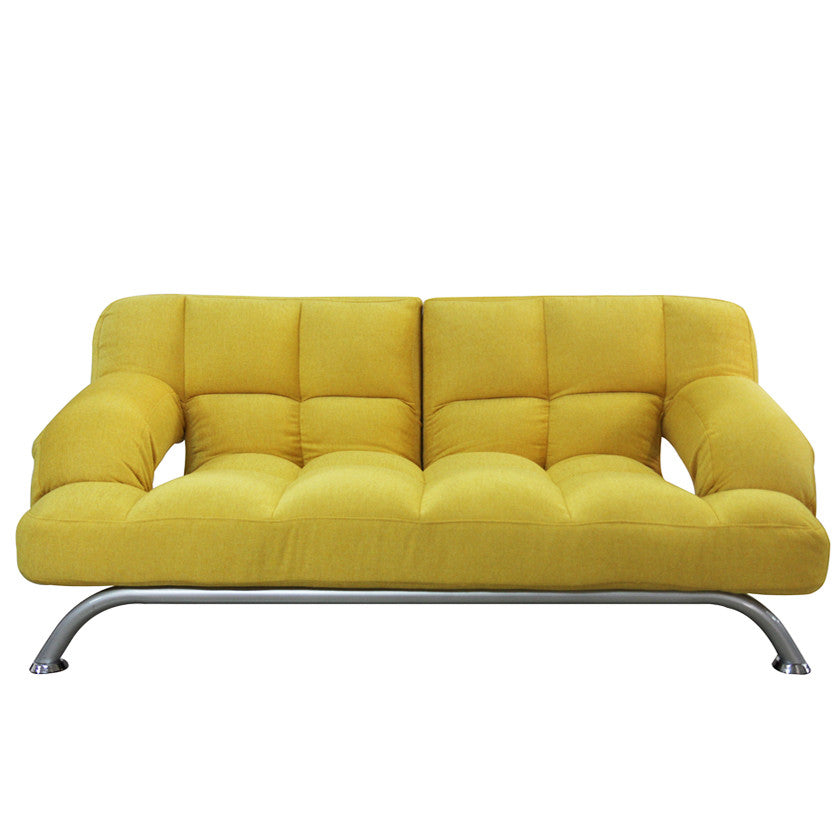 Rio (DA26) Click Clack Sofa Bed - Yellow