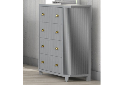 RITZ (CUSTOM MADE) 4 DRAWER TALLBOY- ASSORTED COLOURS