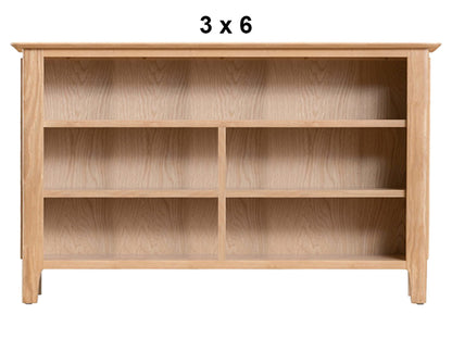 ROBINHOOD (AUSSIE MADE) LOWLINE BOOKCASE COLLECTION - ASSORTED STAINED COLOURS - STARTING FROM $399