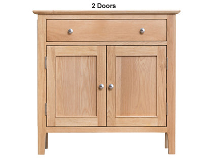 ROBINHOOD (AUSSIE MADE) SMALL BUFFET COLLECTION - TASSIE OAK COMBINATION - ASSORTED STAINED COLOURS - STARTING FROM $699