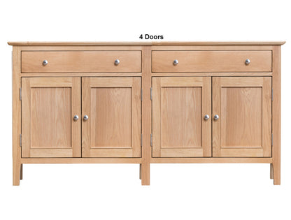 ROBINHOOD (AUSSIE MADE) SMALL BUFFET COLLECTION - TASSIE OAK COMBINATION - ASSORTED STAINED COLOURS - STARTING FROM $699