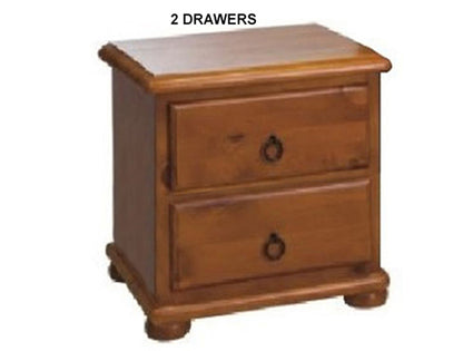 ROSE (AUSSIE MADE) BEDSIDE TABLE COLLECTION - ASSORTED STAINED COLOURS - STARTING FROM $399