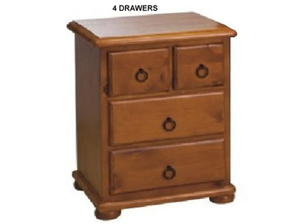 ROSE (AUSSIE MADE) BEDSIDE TABLE COLLECTION - ASSORTED STAINED COLOURS - STARTING FROM $399