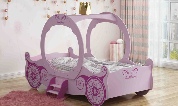 SINGLE VALORIAN PRINCESS BED - PINK