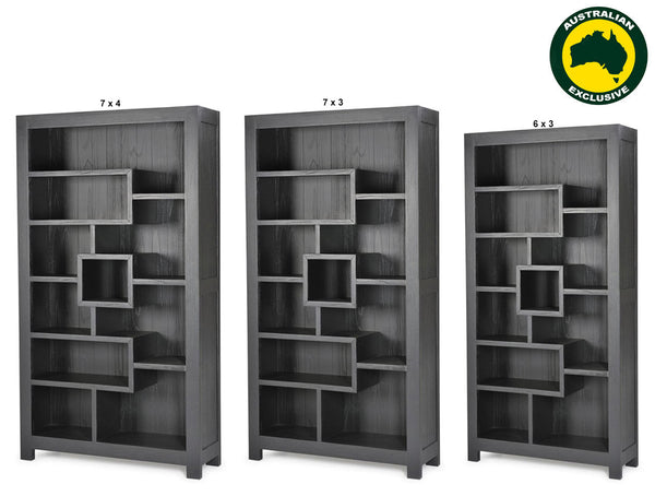 RUNGARD (AUSSIE MADE) HIGHLINE BOOKCASE COLLECTION - ASSORTED PAINTED COLOURS - STARTING FROM $1099