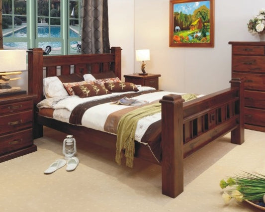 QUEEN RUSTIC BED