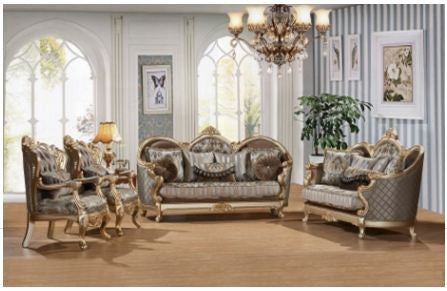 DELLO SOFA FABRIC LOUNGE SUITE 3+1+1 - AS PICTURED